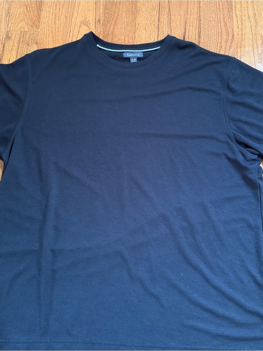Van Heusen Black Short Sleeve Crew Neck Tee